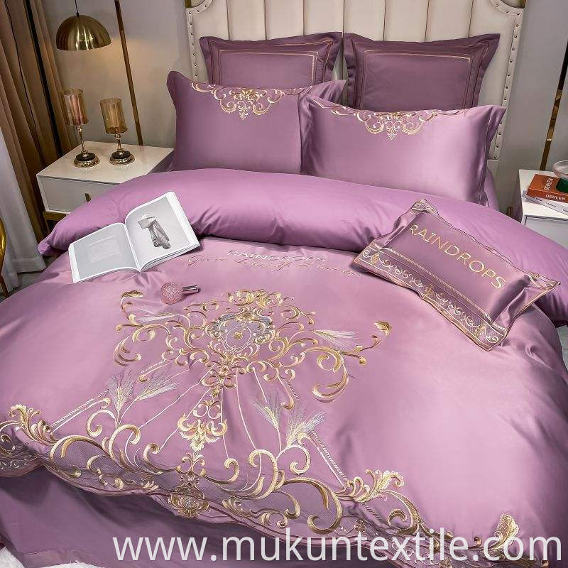  Cotton Embroidery Bedding Set